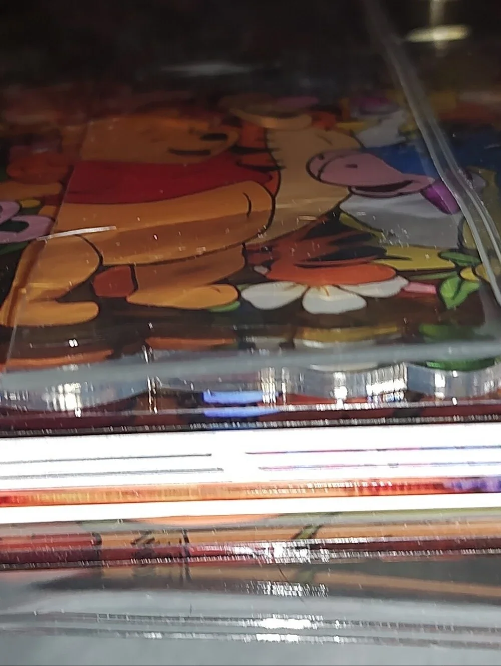 New! A5 Winnie The Pooh Acrylic Shaker Notebook With Paper